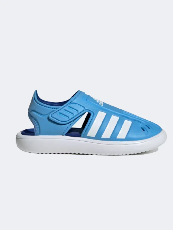 Adidas Summer Closed Toe Water Ps-Boys Sportswear Sandals Blue Burst/White