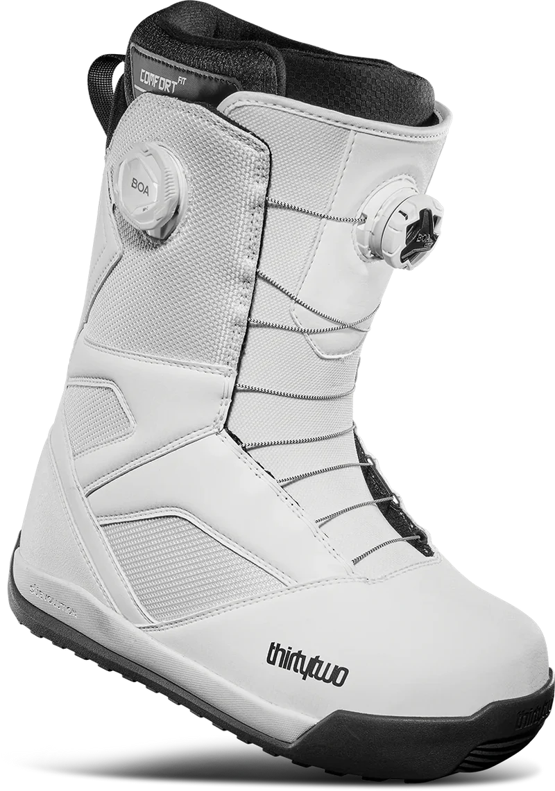 Thirty-Two STW Double BOA Snowboard Boots 2025 - White/Black