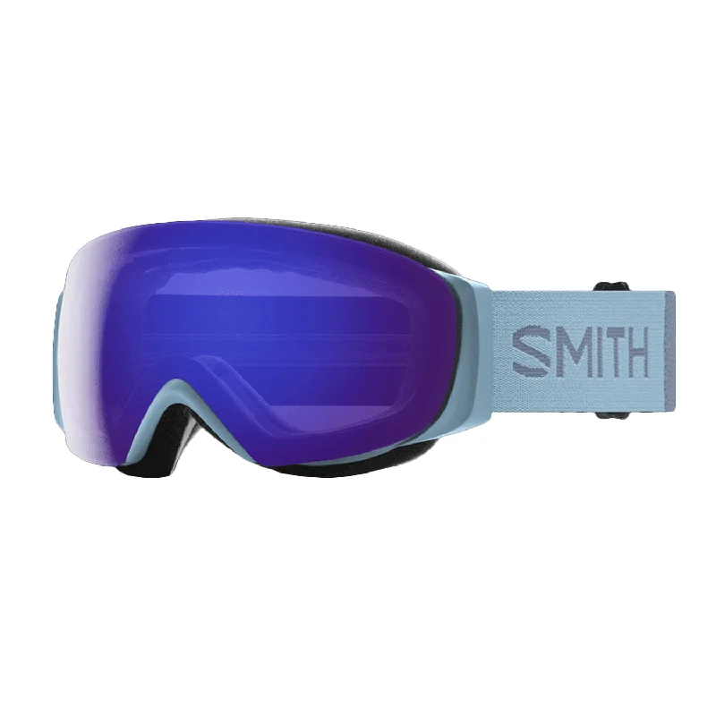 Smith I/O Mag S Low Bridge Fit Goggles Glacier/ChromaPop Everyday Violet Mirror + Chromapop Storm Blue Sensor Mirror