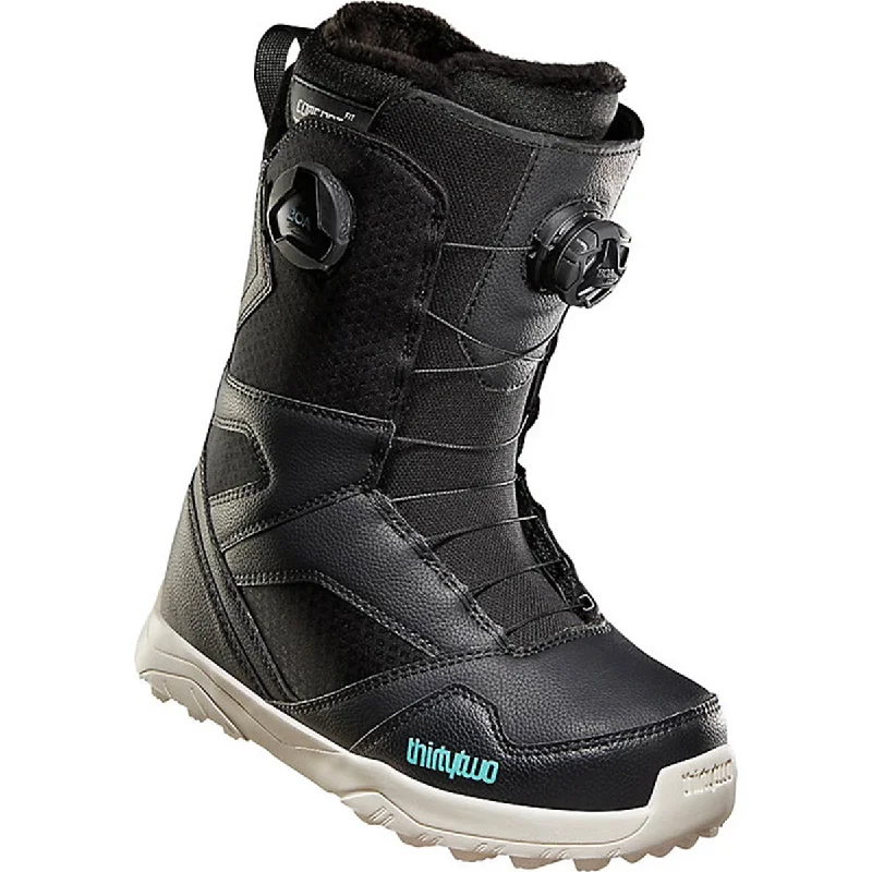 ThirtyTwo STW Double Boa Snowboard Boots - Blk/Mint Women's 2024