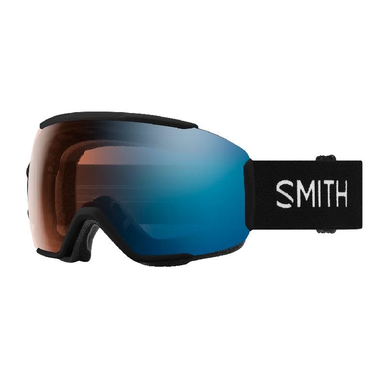 Smith Sequence OTG Low Bridge Fit Goggles Black/ChromaPop Pro Photochromic Blue Mirror