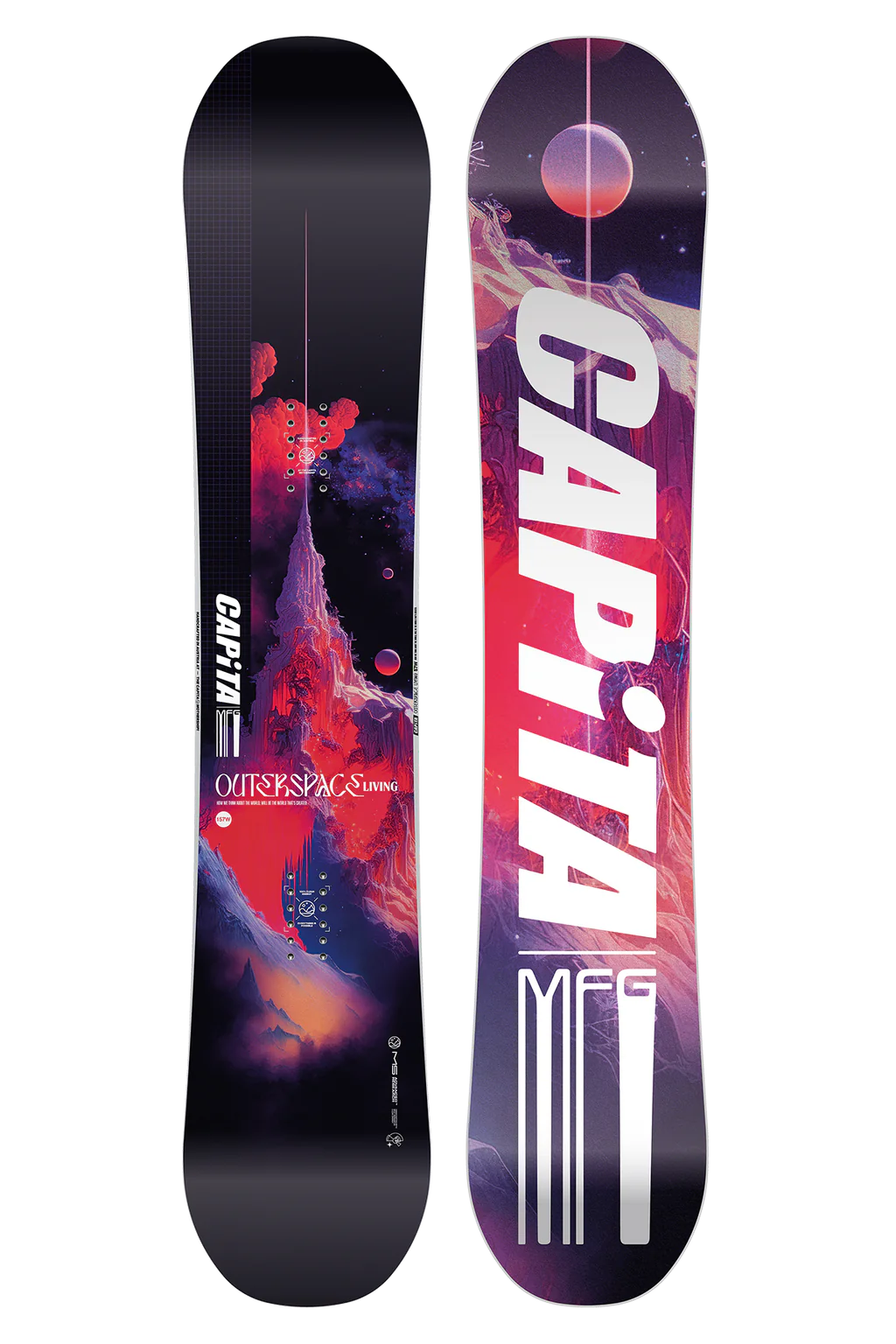 Capita Outerspace Living Wide Snowboard 2025 - 157W