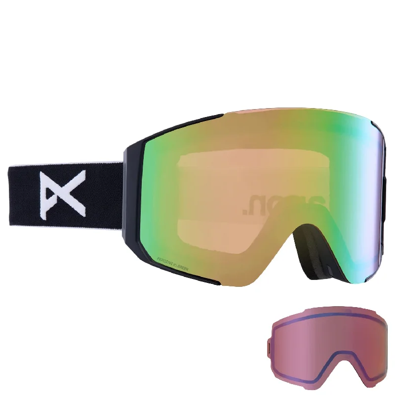 Anon Sync Goggles Black/Perceive Variable Green + Perceive Cloudy Pink