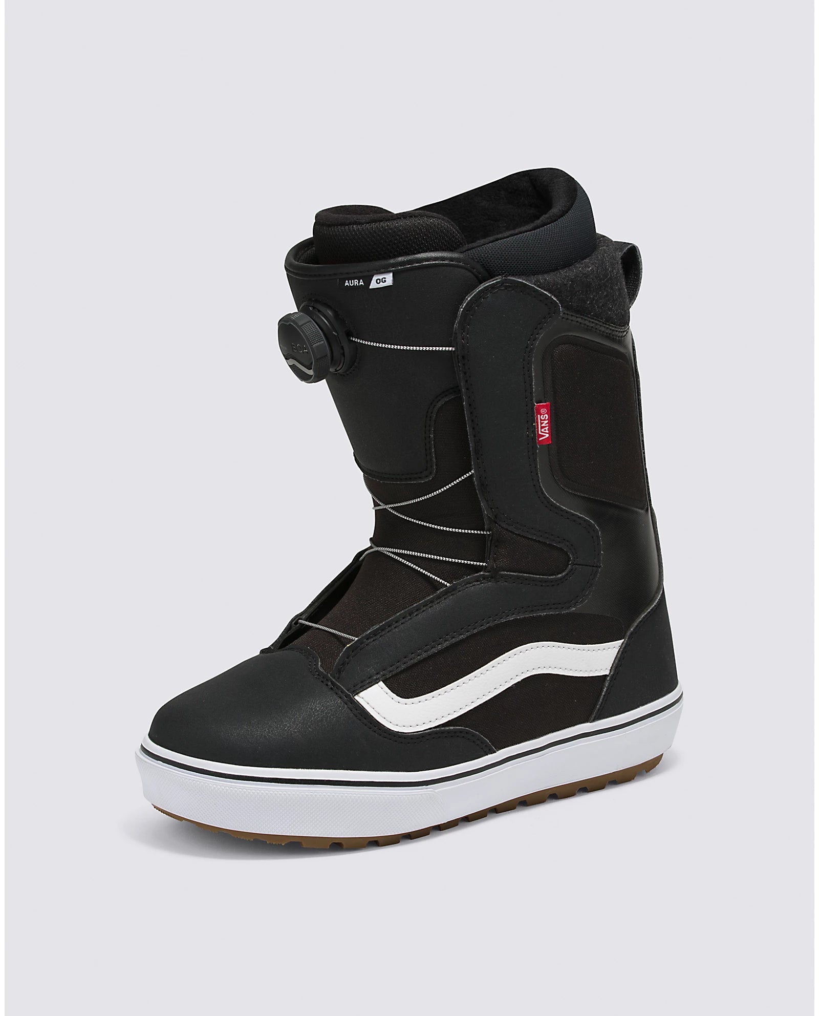 Vans 2025 Aura OG Snowboard Boot - Black/White