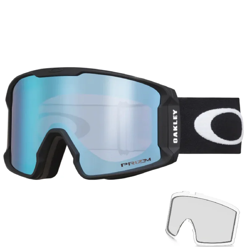 Oakley Line Miner L Goggles Matte Black/Prizm Sapphire Iridium + Prizm Clear