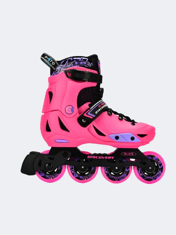 Micro Mis Discovery With Brake Set Unisex In Line Sk Roller Skates Pink/Purple