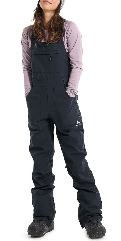 Burton Avalon Bib Pants Womens 2024 Black