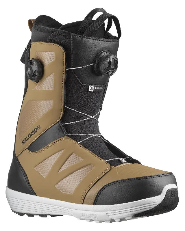 Salomon Launch Boa Sj Snowboard Boots - Sepia Tint/Black/White - 2024