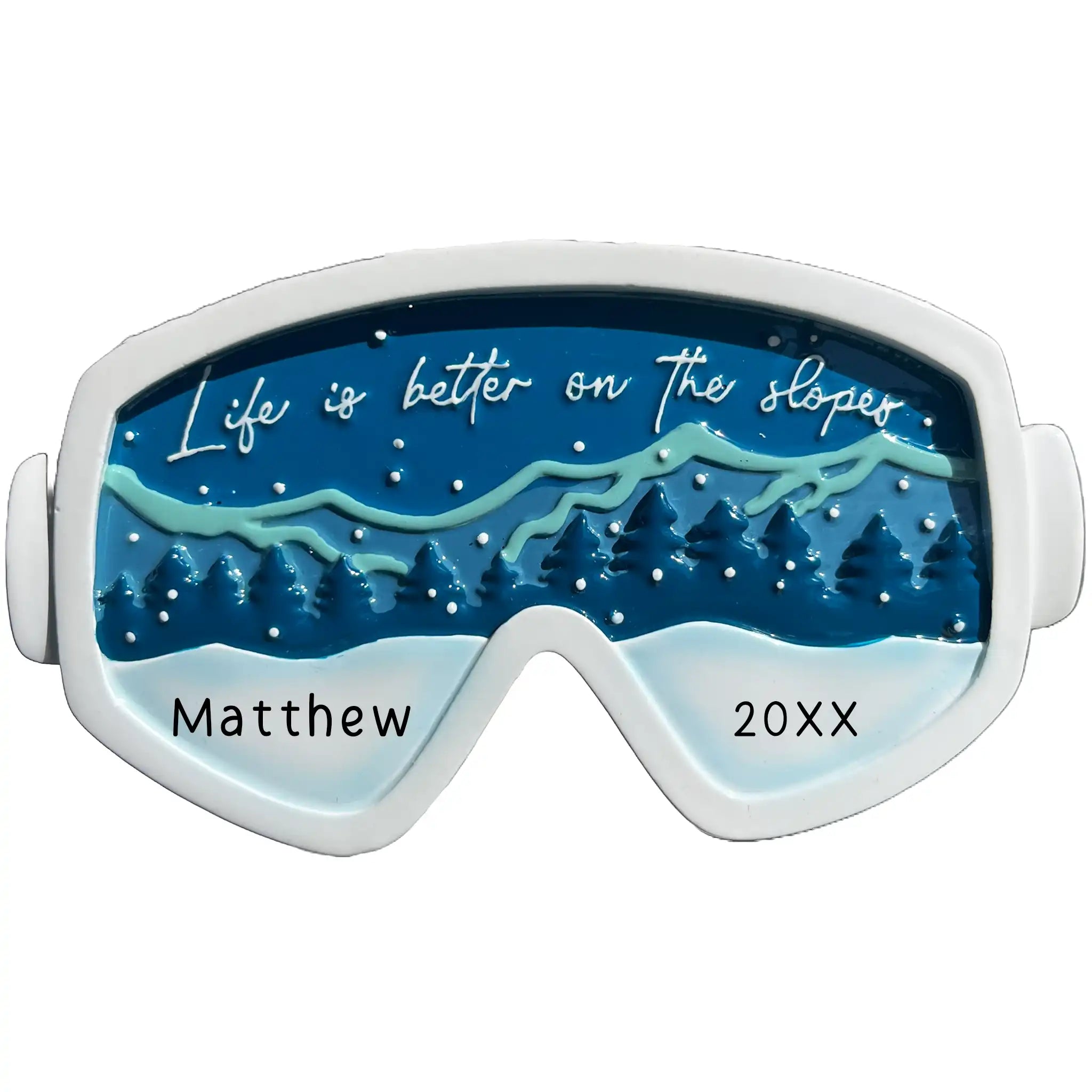 Ski & Snowboard Goggles Ornament