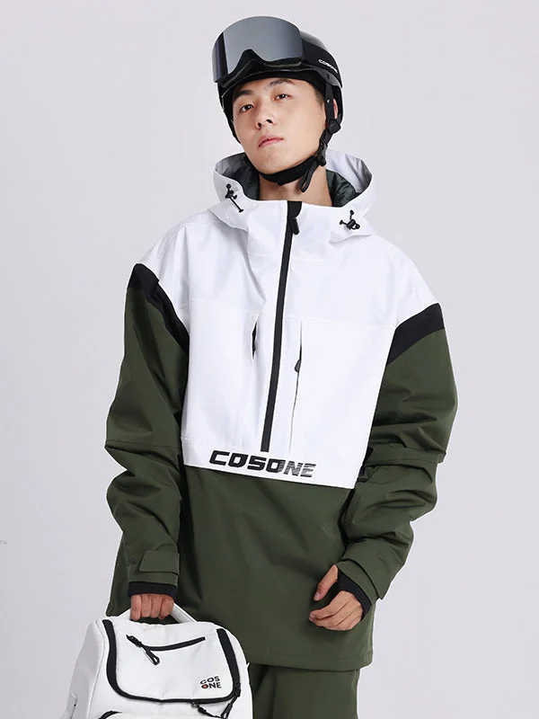 Men's Cosone Powdreamer Colorblock Anorak Snow Jacket