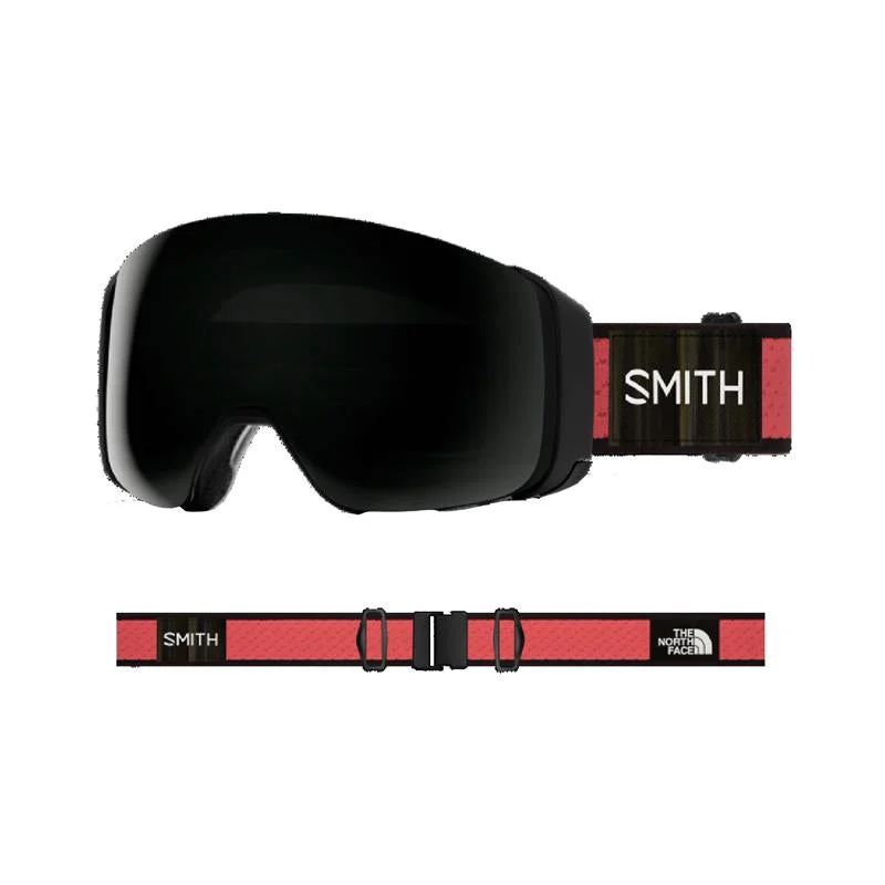 Smith 4D MAG Goggles 2023 TNF Red/ChromaPop Sun Black + ChromaPop Storm Blue Sensor Mirror