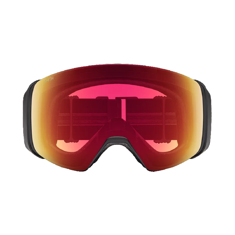 Smith 4D Mag Low Bridge Fit Goggles Black/ChromaPop Photochromic Red Mirror + Chromapop Storm Rose Flash