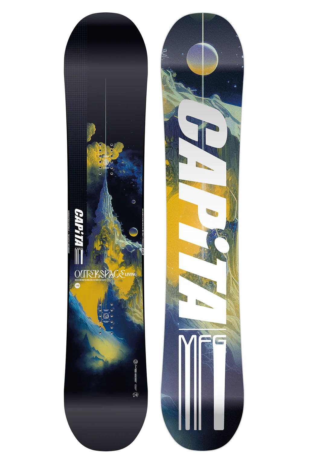 Capita Outerspace Living Snowboard 2025 - 148cm