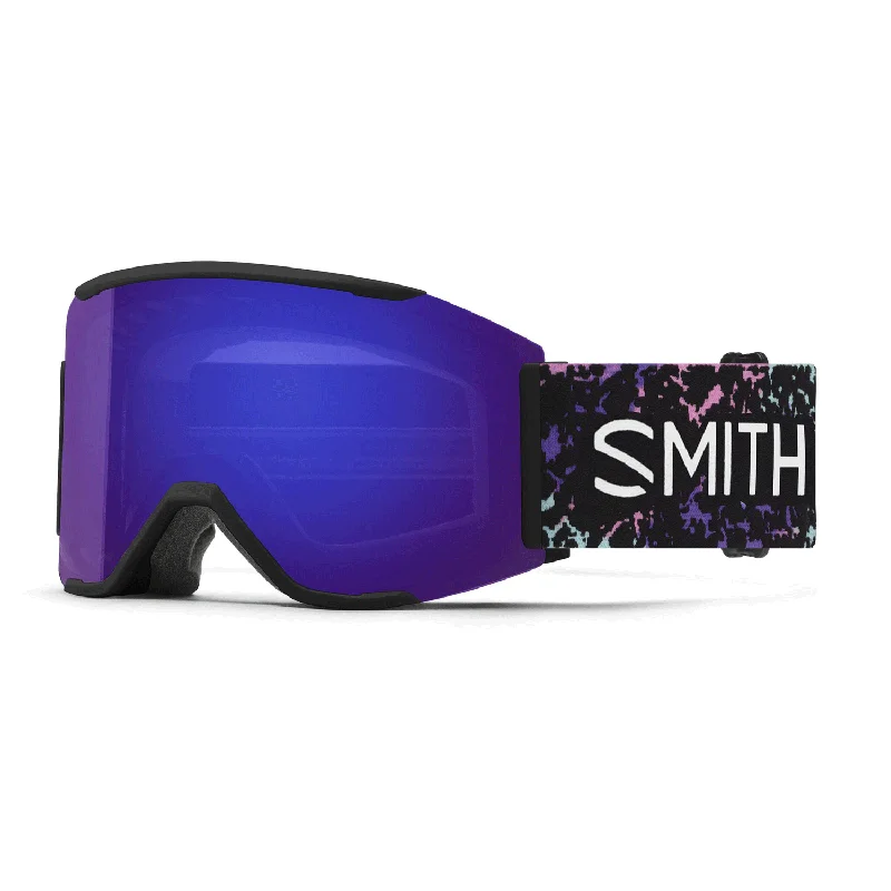 Smith Squad Mag Goggles Study Hall/ChromaPop Everyday Violet Mirror + Chromapop Storm Blue Sensor Mirror