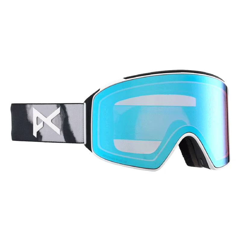 Anon M4 Cylindrical Low Bridge Fit Goggles Family Tree / Perceive Variable Blue + Perceive Cloudy Pink