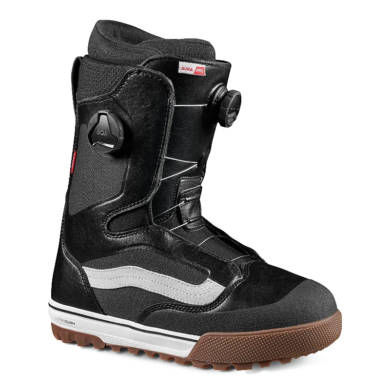 Vans Aura Pro Snowboard Boots - Black/White 2025