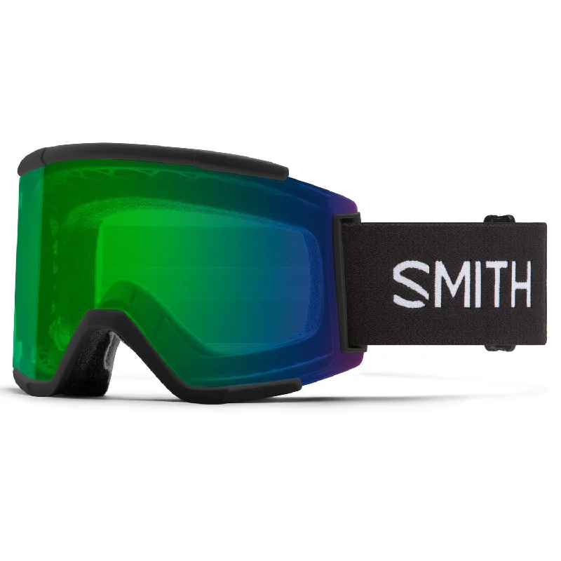 Smith Squad XL Goggles Black/ChromaPop Everyday Green Mirror + ChromaPop Storm Rose Flash