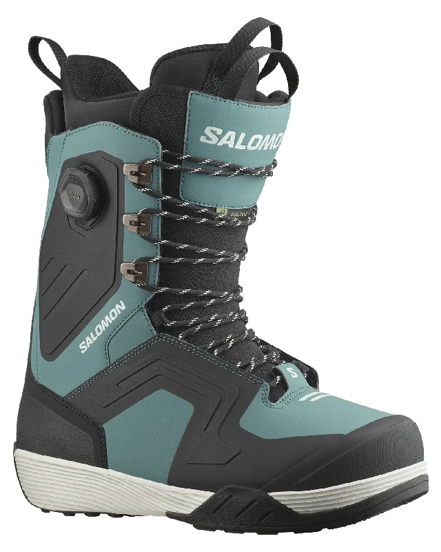 Salomon Dialogue Lace Sj Boa Snowboard Boots - Mallard Green / Black / Sea Foam