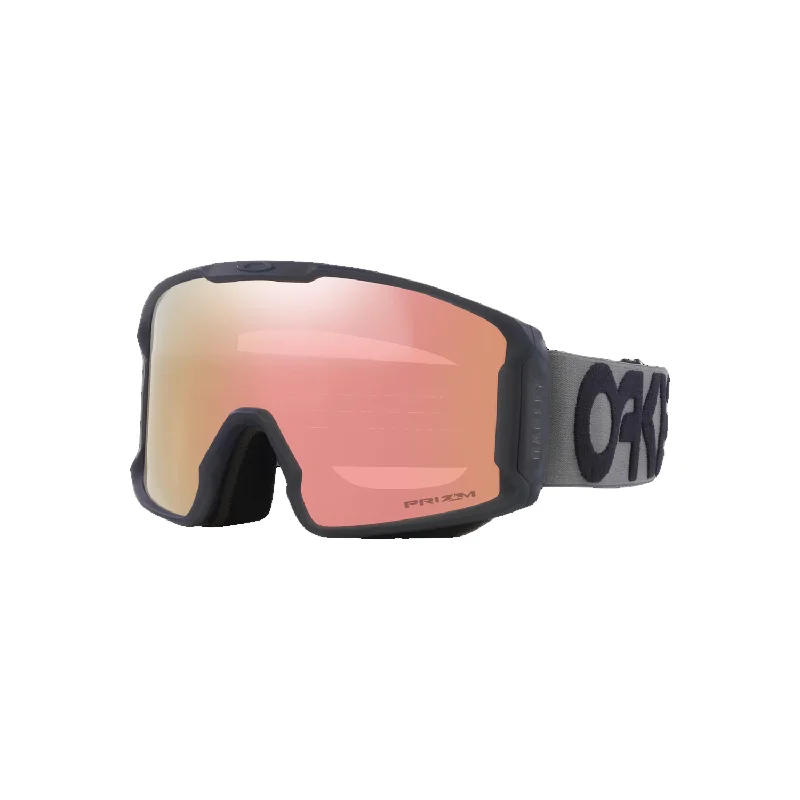 Oakley Line Miner L Goggles Matte B1B Forged Iron/Prizm Rose Gold Iridium