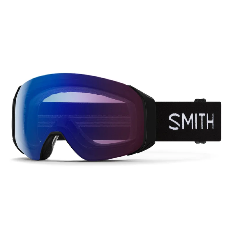 Smith 4D Mag S Low Bridge Fit Goggles Black/ChromaPop Photochromic Rose Flash + ChromaPop Storm Blue Sensor Mirror