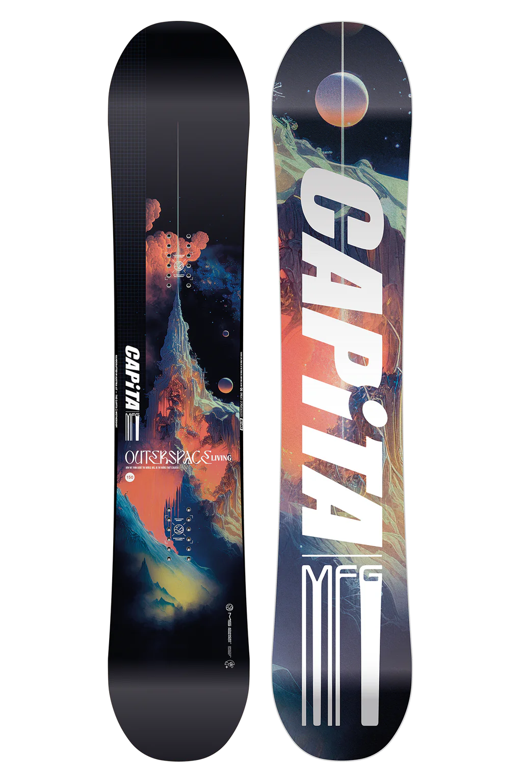 Capita Outerspace Living Snowboard 2025 - 150cm