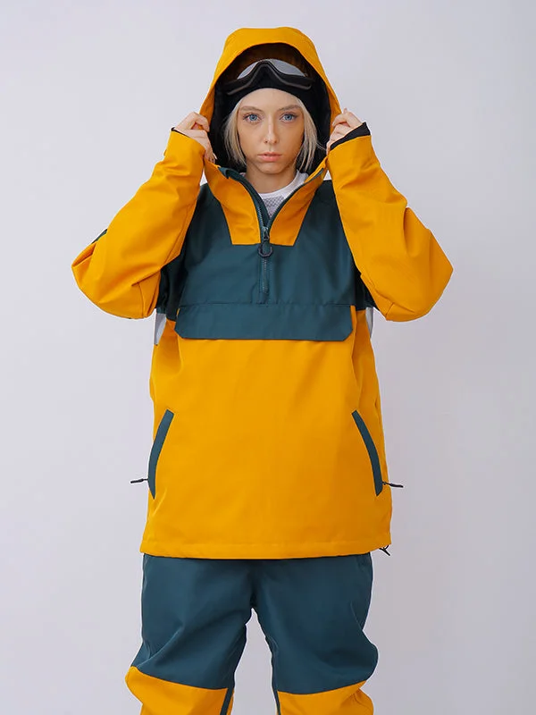 Women's Snowverb Alpine Ranger Colorblock Anorak Snow Jacket-SALE