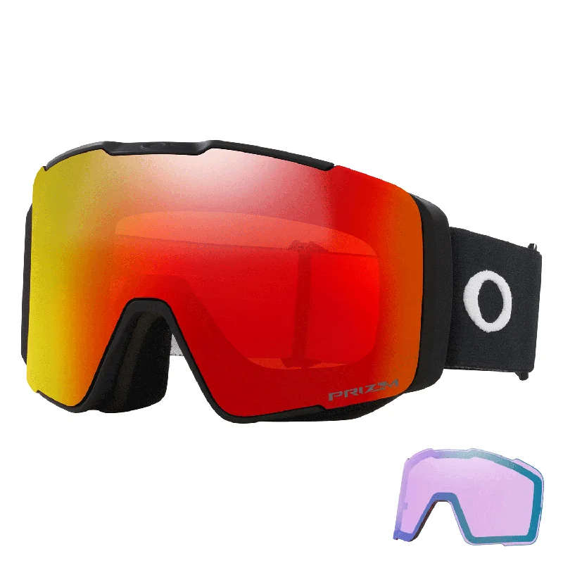 Oakley Line Miner Pro L Goggles Matte Black/Prizm Torch Iridium + Prizm Iced Iridium