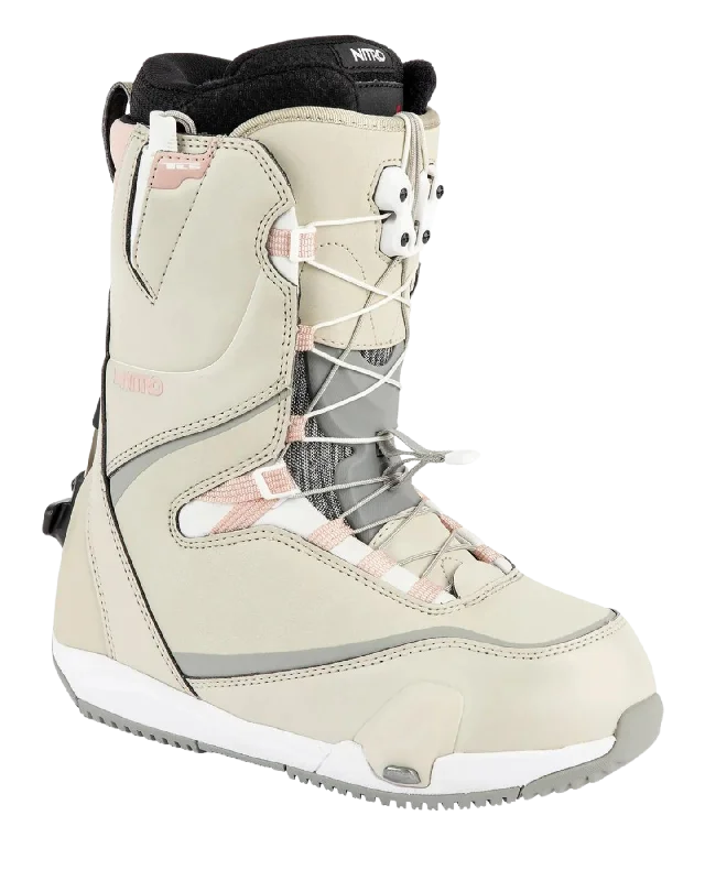 Nitro Cave Tls Women's Step On Snowboard Boots - Sand-Rose - 2024