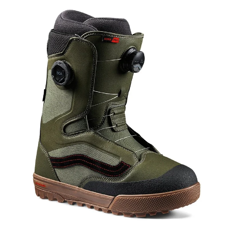 Vans Aura Pro Snowboard Boot - Green/Gum 2025