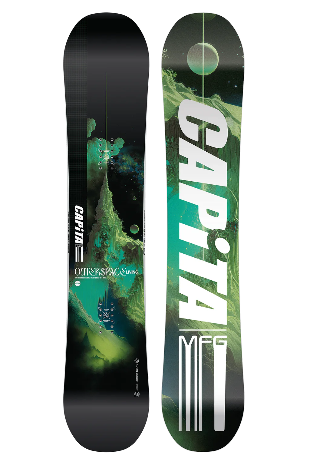 Capita Outerspace Living Wide Snowboard 2025 - 155W