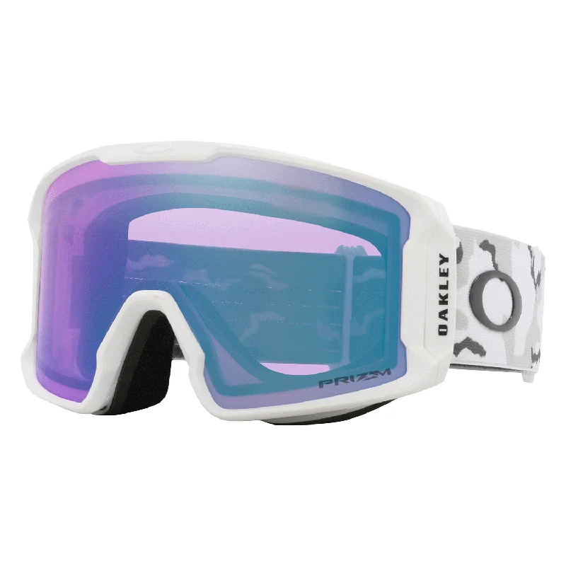 Oakley Line Miner L Goggles White Camo/Prizm Iced Iridium