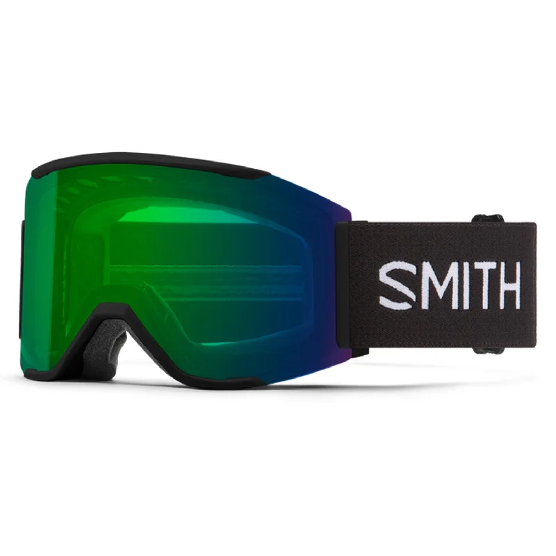 Smith Squad Goggles Black/ChromaPop Everyday Green Mirror + Clear