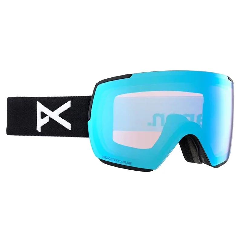 Anon M5S Low Bridge Fit Goggles Black/Perceive Variable Blue + Perceive Cloudy Pink