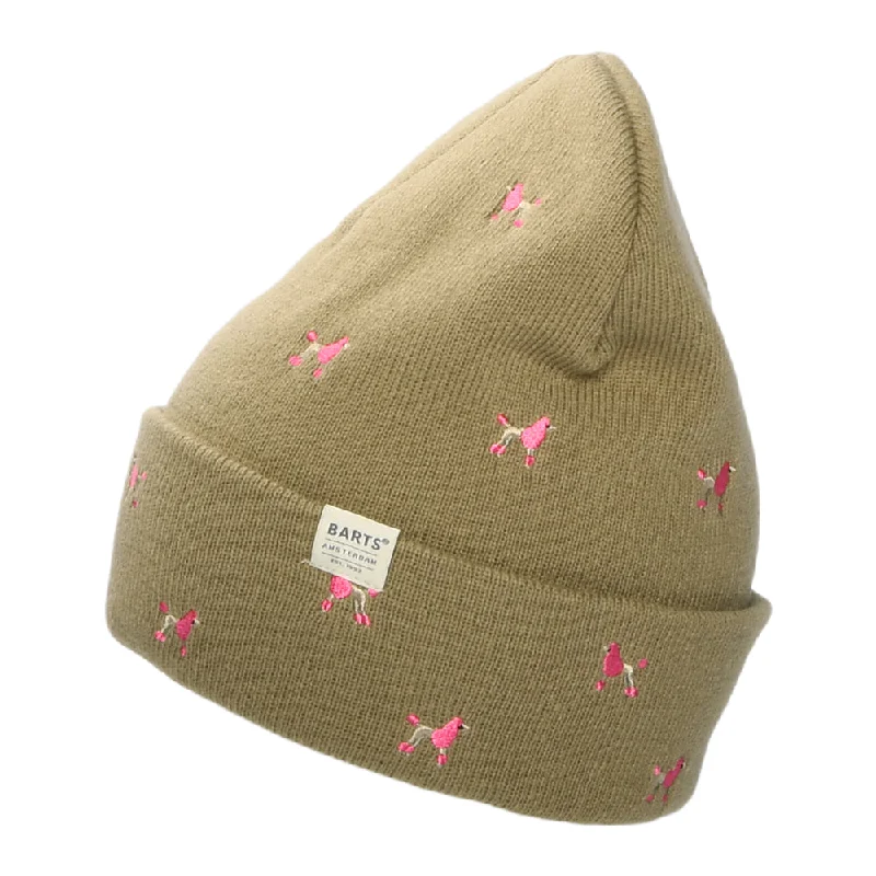 Barts Hats Vinson Poodles Cuffed Beanie Hat - Sand