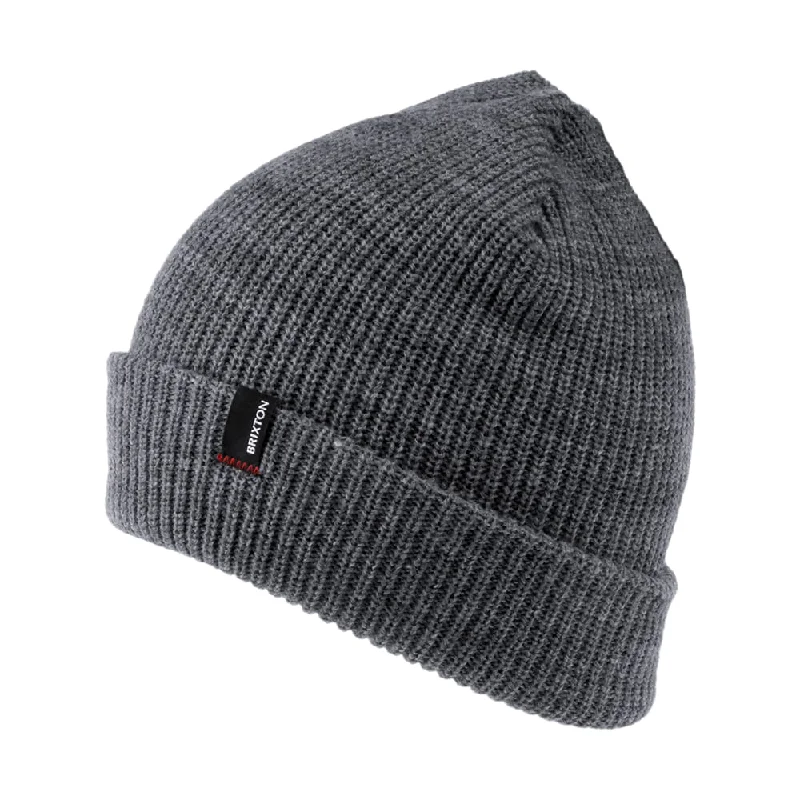 Brixton Hats Heist Cuffed Beanie Hat - Dark Grey