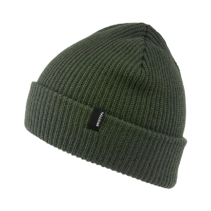 Brixton Hats Heist Cuffed Beanie Hat - Olive