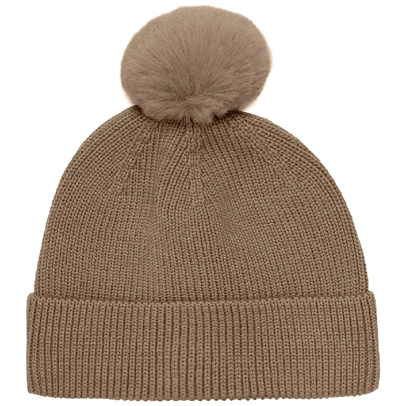 En Fant Pine Bark Hat m. Fake Fur