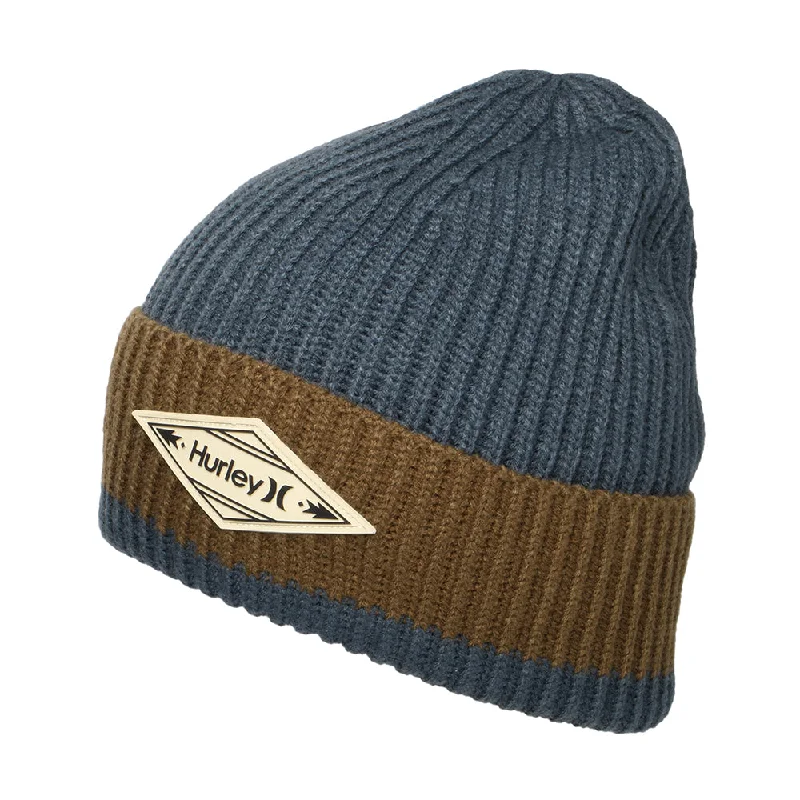 Hurley Hats Paragon Beanie Hat - Blue-Brown