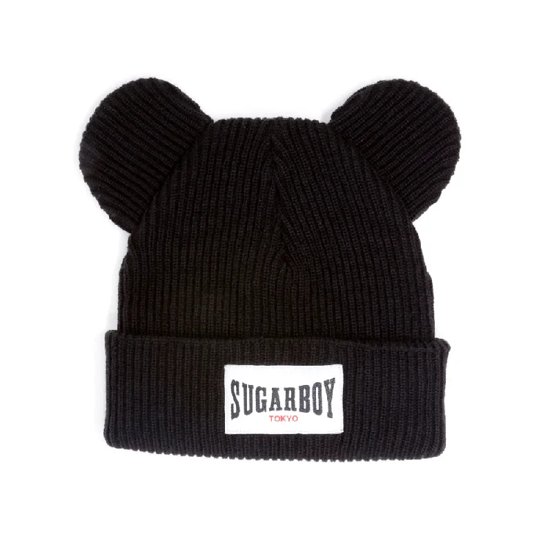 【KIDS】SUGAR BOY "MOUSE" BEANIE (BLACK)