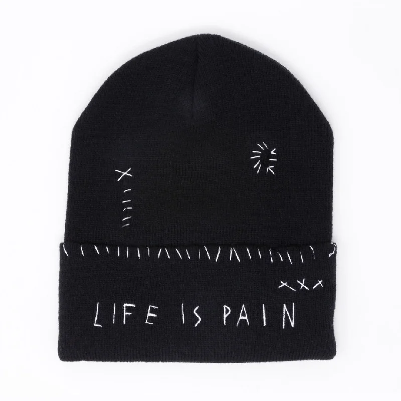 "LIFE IS PAIN" BEANIE