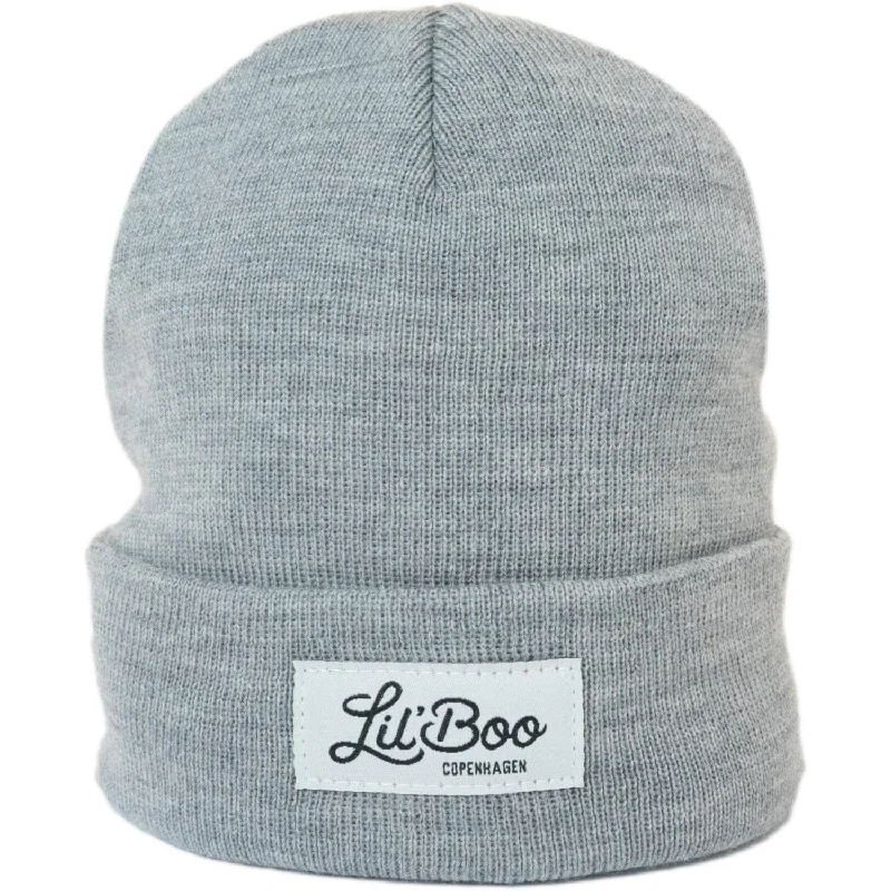 Lil' Boo Lil' Boo Merino Wool Beanie - Light Grey