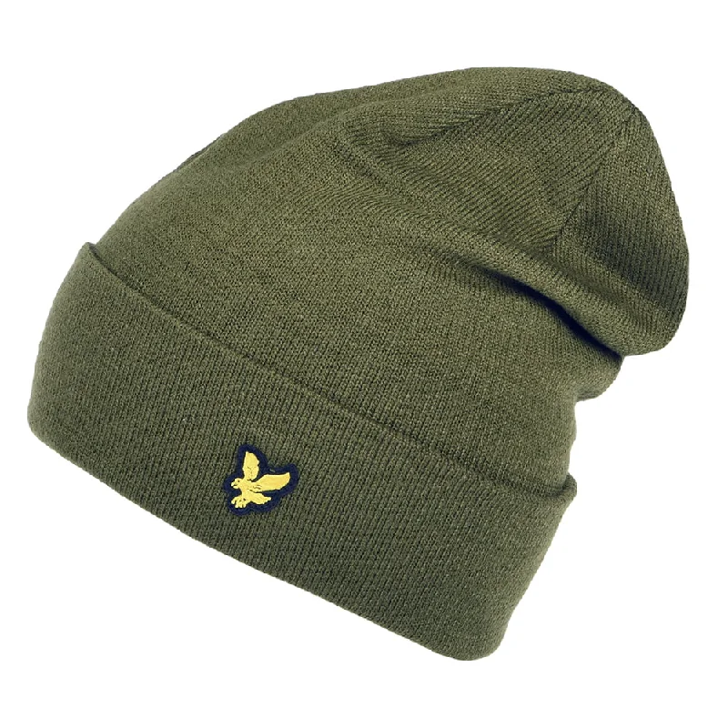 Lyle & Scott Hats Basic Beanie Hat - Olive