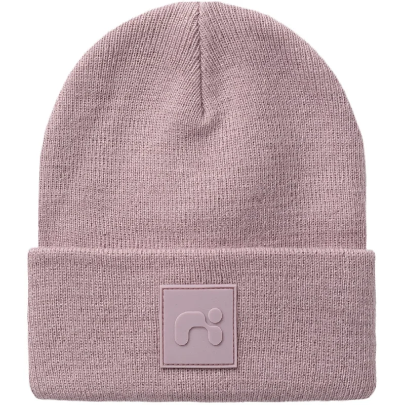 Name It Mauve Shadows Malik Knit Beanie Badge