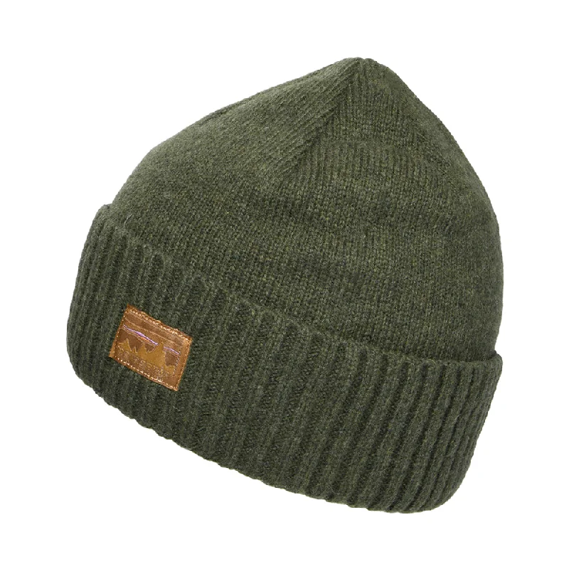 Patagonia Hats 73 Skyline Brodeo Recycled Wool Beanie Hat - Pine Green