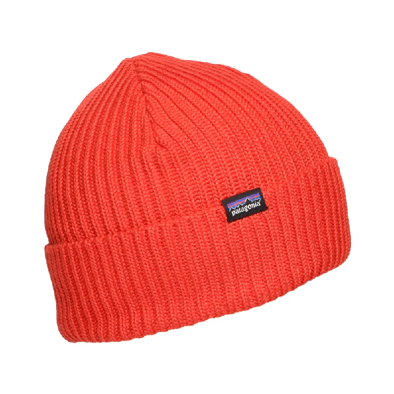 Patagonia Hats Fishermans Rolled Beanie Hat - Bright Red